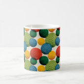 Mug Colorful Golf Ball Pattern (Centre)
