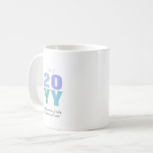 Mug Colorful Graduation Année Nom personnalisé Cadeau (Devant gauche)