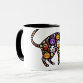 Mug Colorful Halloween Cat (Devant gauche)