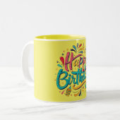 Mug "Colorful Happy Birthday Celebration" (Devant gauche)