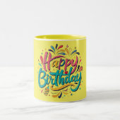 Mug "Colorful Happy Birthday Celebration" (Centre)