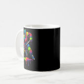 Mug Colorful Hockey Ice Cream Drip Player (Devant gauche)
