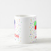 Mug Colorful Joyeux 40e Anniversaire Ballons (Centre)