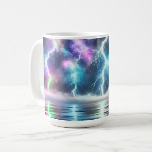 Mug Colorful Lightning Strike (Devant gauche)