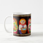 Mug Colorful Matryoshka Dolls (Gauche)