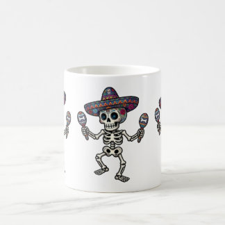 Mug Colorful Mexican Skeleton