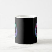 Mug Colorful Mushrooms Goblincore Peace Sign Tie Dye R (Centre)