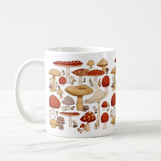 Mug Colorful mushrooms party (Gauche)