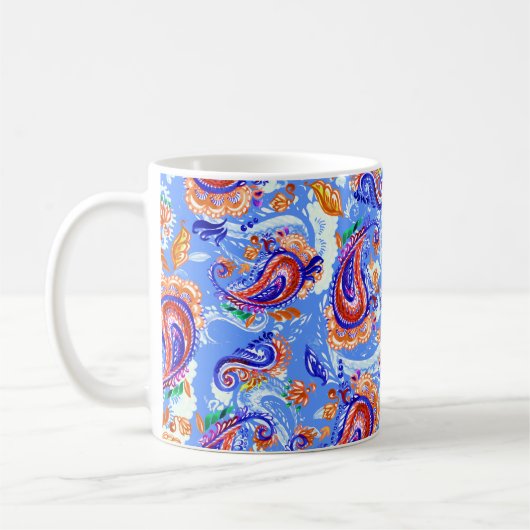 Mug Colorful paisible sans couture motif (Gauche)