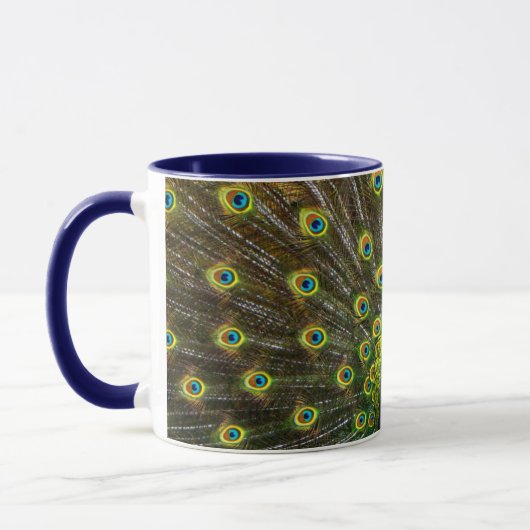Mug Colorful peacock (Gauche)
