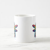 Mug Colorful Psychedelic Dragonfly Dreamcatcher Boho (Centre)