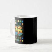 Mug Colorful Rainbow Drip Number 26  (Devant gauche)