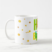 Mug Colorful Rainbow Lettering & Festive Design (Gauche)