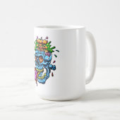 Mug Colorful Skull Explosion (Devant droit)