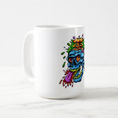 Mug Colorful Skull Explosion (Devant gauche)