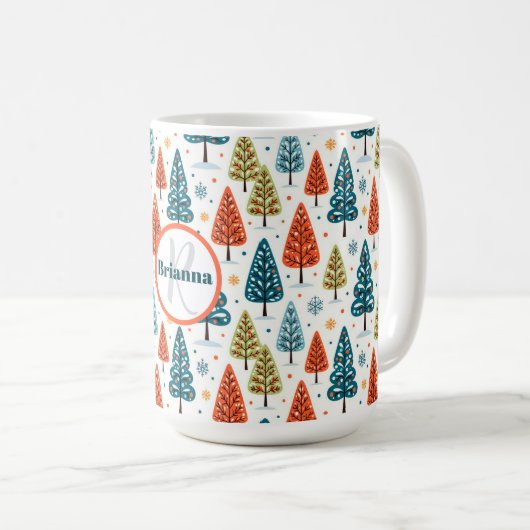 Mug Colorful Trees (Devant droit)