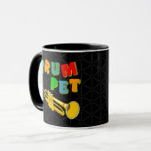 Mug Colorful trumpet (Devant gauche)