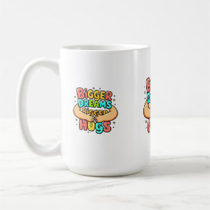 Mug Colorful Whimsical Illustration – “BIGGER DREAMS B