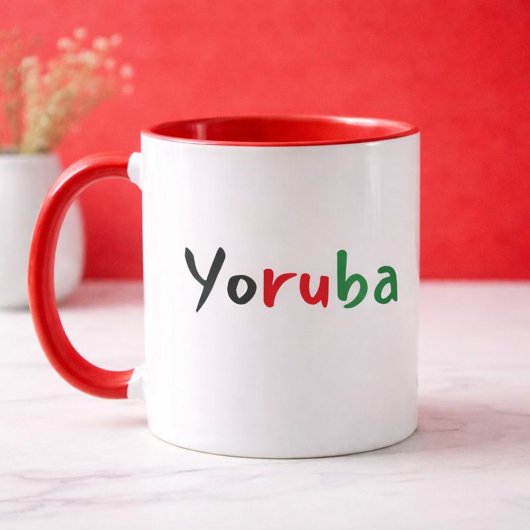 Mug Colorful Yoruba Pan African