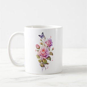 Mug Colorfull, noir et blanc de Rose