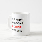 Mug coloriste, génial (Devant gauche)