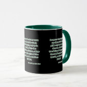 Mug Colossiens 2:8 KJV Bible Verse Deux Tones (Devant droit)