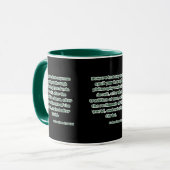 Mug Colossiens 2:8 KJV Bible Verse Deux Tones (Devant gauche)