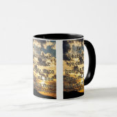 Mug Colossiens 3:23 KJV Bible Verse Pic Deux Tons (Devant droit)