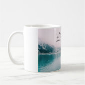 Mug Colossiens 3:2 Mettez votre esprit sur les choses (Gauche)