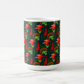 Mug Colourful Exotic Flowers Leaves Pattern-23187 (Centre)