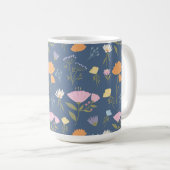 Mug Colourful meadow on blue (Devant droit)