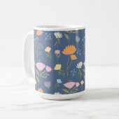 Mug Colourful meadow on blue (Devant gauche)
