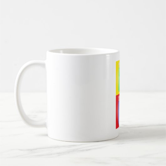 Mug Colourful Test Tubes (Gauche)
