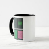 Mug Colton's Railroad and County Map, États-Unis (Devant gauche)