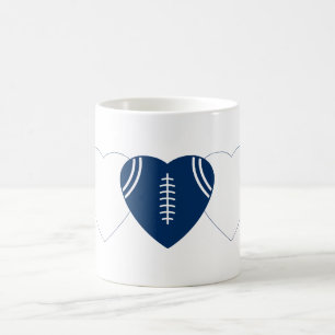 Mug Colts d'Indianapolis Football Coeur Design