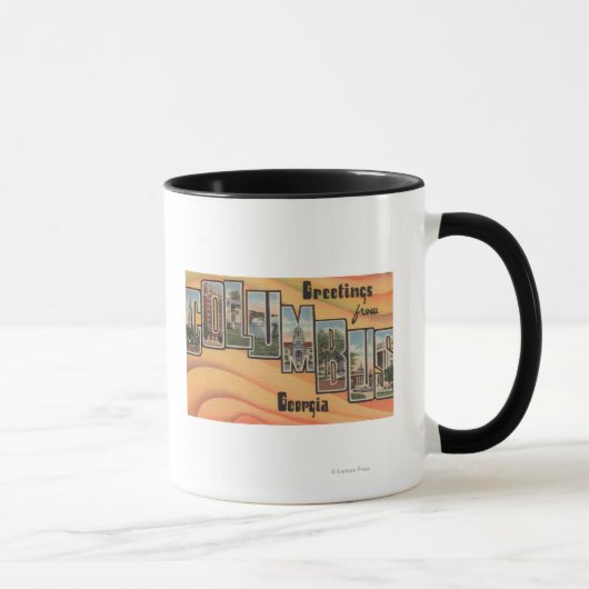 Mug Columbus, Géorgie - Scènes de grandes lettres (Droite)