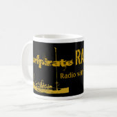 Mug COM de point de surfpirateRADIO (Devant gauche)