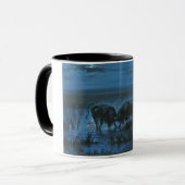 Mug Combat au clair de lune (Combat de buffles) (Devant gauche)
