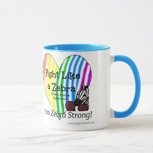 Mug Combat comme une conscience d'Ehlers-Danlos de (Droite)