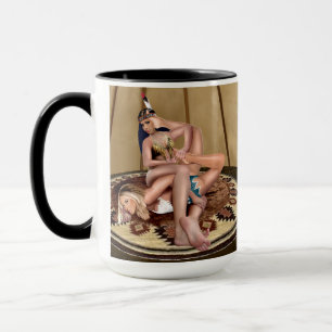 MUG COMBAT DANS UN TEEPEE