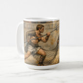 Mug Combat de gladiateurs romains Art classique (Devant gauche)