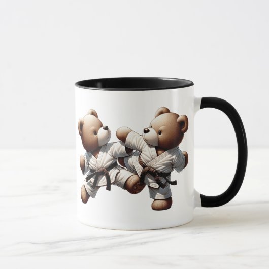Mug Combat de karaté entre ours. (Droite)