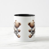 Mug Combat de karaté entre ours. (Centre)
