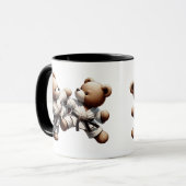 Mug Combat de karaté entre ours. (Devant gauche)