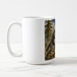 Mug Combat de l'Homme-Chien contre Bigfoot dans une fo
