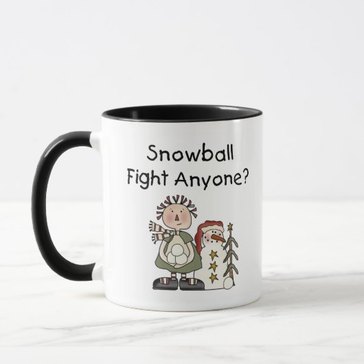 Mug Combat de snowball (Gauche)