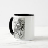 Mug Combat entre un dragon et un lion (Devant gauche)