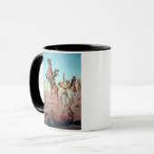 Mug Combat pour le trou d'eau (litho de couleur) (Devant gauche)