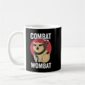 Mug Combat Wombat Funny (Gauche)