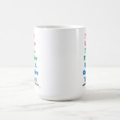 Mug Combattant Amoureux Écrivain Créatif Auteur Devise (Centre)